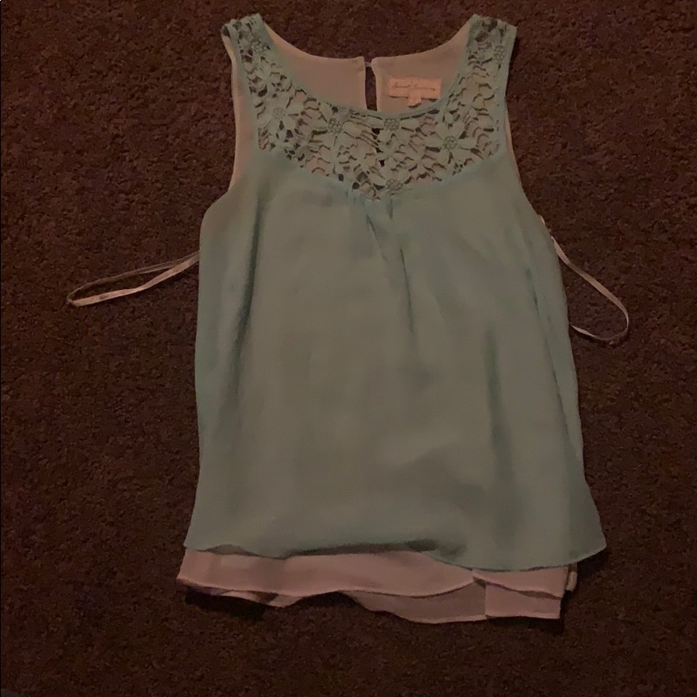 Blue tank top
